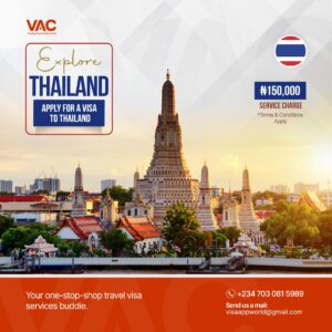Thailand visa application from the best travel agent in nigeria