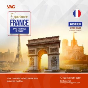 France visa application from the best travel agent in nigeria