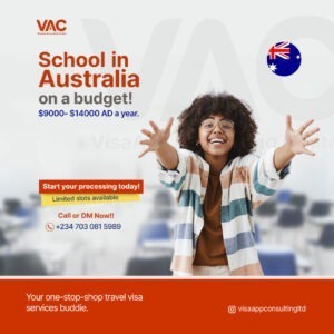 australia student visa application from the best travel agent in nigeria