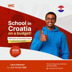 Croatia student visa from the best travel agent in nigeria