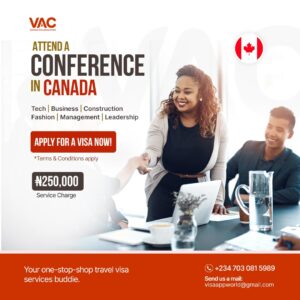 Canada conference visa application from the best travel agent in nigeria