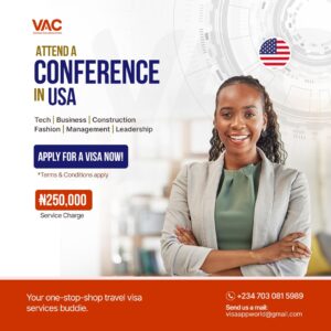 US conference visa application from the best travel agent in nigeria