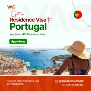 Portugal residence visa application from the best travel agent in nigeria