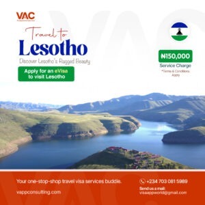 Lesotho visa application from the best travel agent in nigeria