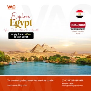 Egypt visa application from the best travel agent in nigeria