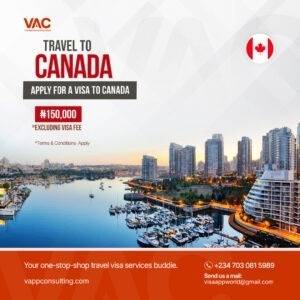 canada visa application from the best travel agent in nigeria