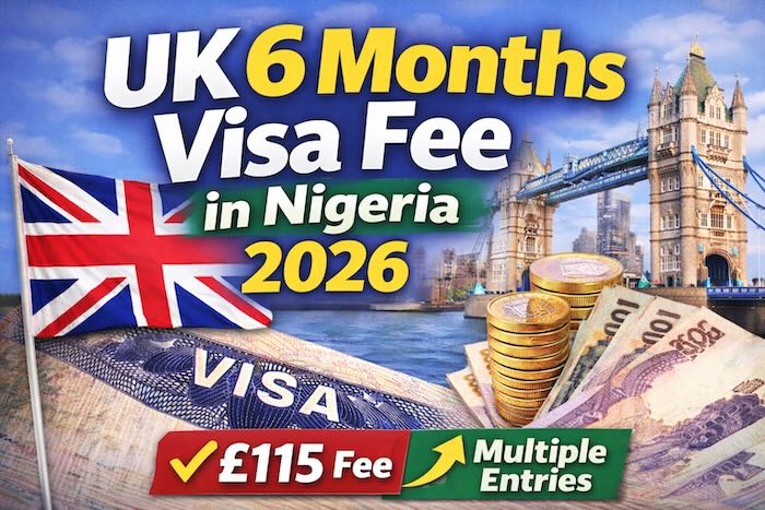 uk 6 months visa fee in nigeria